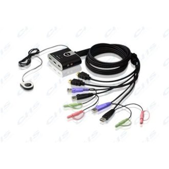 ATEN KVM Switch 2PC HDMI+audio