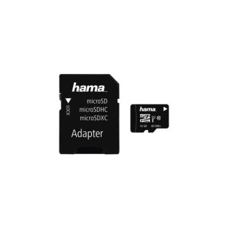 HAMA 124138, MICROSD KÁRTYA, 16GB, 80MB/S, CL10
