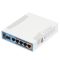 MIKROTIK Wireless Router RouterBOARD DualBand, 5x1000Mbps + 1x1000Mbps SFP, Asztali - RB962UIGS-5HACT2HNT