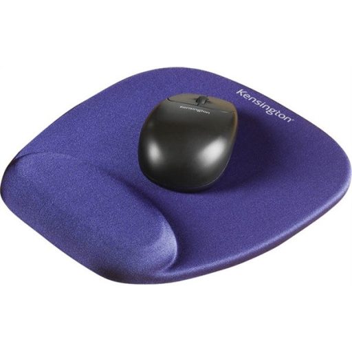 KENSINGTON Egérpad csuklótámasszal (Foam Mousepad with Integral Wrist Rest, Blue)