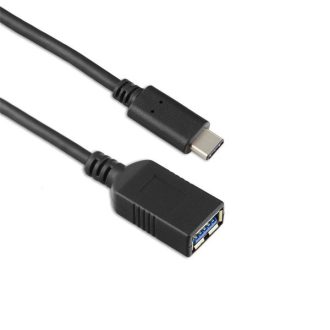   TARGUS Cable & Adapter / USB-C To USB-A(f) 3.1 Gen1 5Gbps (15cm Cable 3A) - Black //Buy To Order//