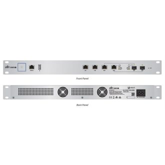   UBiQUiTi Router Security Gateway Pro 2x1000Mbps + 2x1000Mbps SFP Combo, Rackes - USG-PRO-4