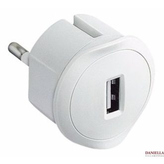 LEGRAND USB-s csatlakozódugó 1,5A - 5V, fehér
