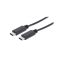 Manhattan kábel USB 3.1 C - 3.1 C M/M 1m fekete