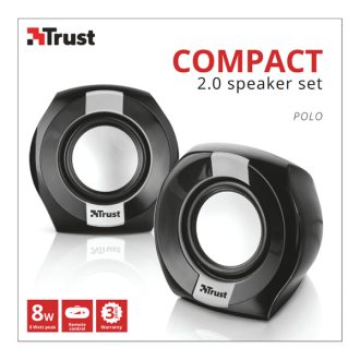   TRUST 2.0-ás hangszórókészlet 20943 (Polo Compact 2.0 Speaker Set)