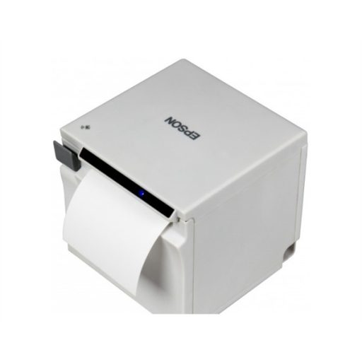 EPSON Blokknyomtató - TM-M30 (121B0) (200mm/s, 203dpi, 80mm, USB/LAN, fehér)