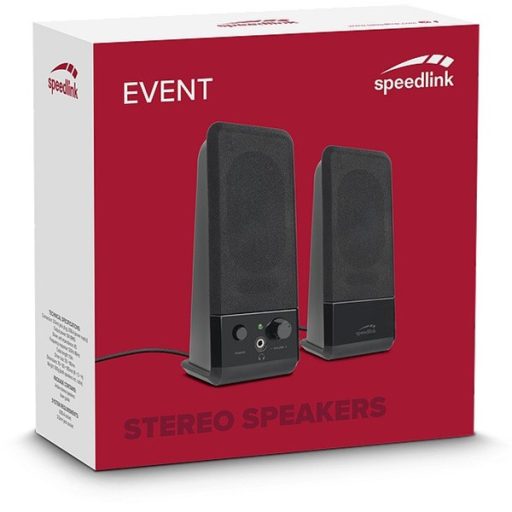 SPEEDLINK SL-8004-BK EVENT 2.0 hangszóró, fekete