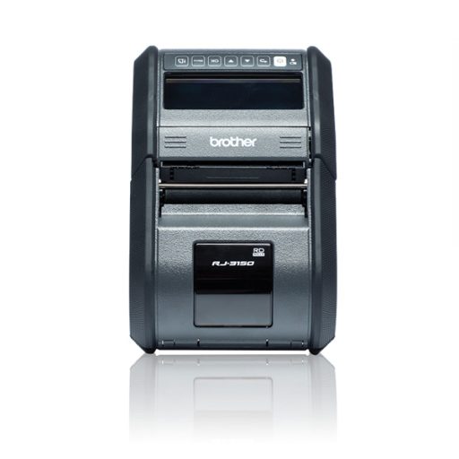 BROTHER RJ-3150 3"/80mm széles hordozható címke és blokknyomtató Wi-Fi, Bluetooth és színes kijelző