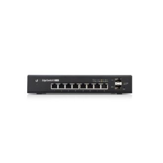   UBiQUiTi EdgeSwitch 8x1000Mbps (POE+) + 2x1000Mbps SFP, Menedzselhető, Rackes - ES-8-150W