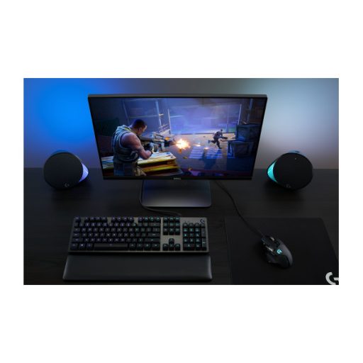 LOGITECH Hangszóró 2.1 - G560 240W Lightsync RGB Gaming Adapteres, Fekete