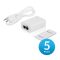 UBiQUiTi POE Adapter 2x100Mbps, 24VDC @ 1.0A - POE-24-24W-5P (5db/csomag)