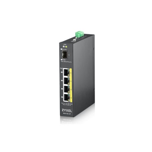 ZYXEL Switch 5x1000Mbps (4xPOE), 1xGigabit SFP, RGS100-5P-ZZ0101F