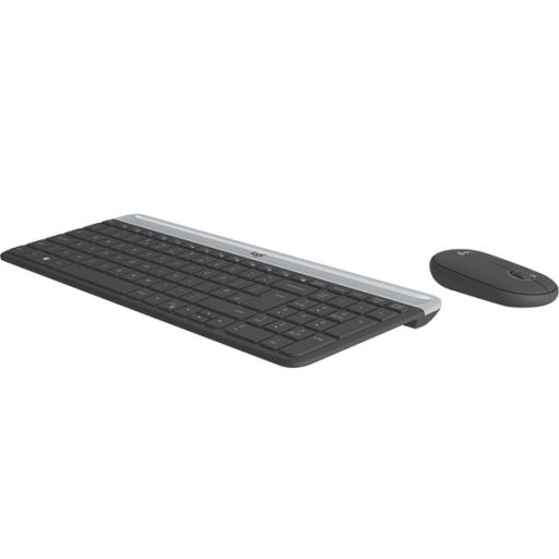 LOGITECH Billentyűzet + egér - MK470 Slim Vezeték Nélküli Combo, US