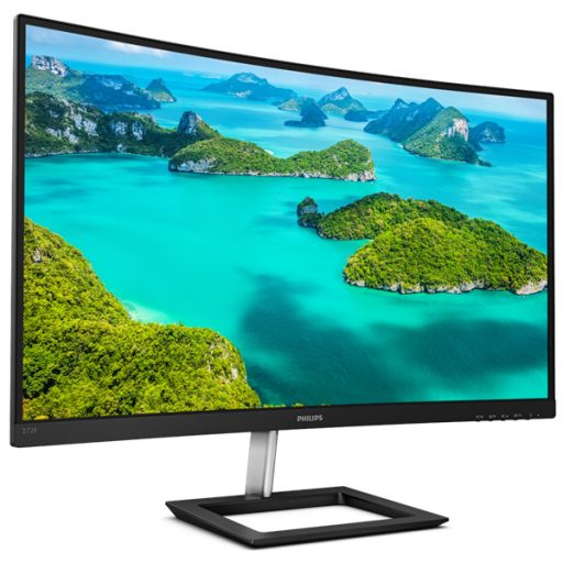 PHILIPS Ívelt VA monitor 27" 272E1CA/00 1920x1080, 16:9, 250cd/m2, 4ms, VGA/HDMI/DisplayPort, hangszóró