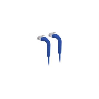   UBiQUiTi Patch Kábel Cat.6, 0,22m, Hajlítható, Kék - U-CABLE-PATCH-RJ45