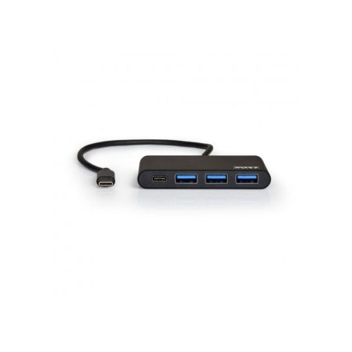 PORT DESIGNS-Port Connect HUB, Type-C to 3xUSB 3.0 + Type-C - ezüst