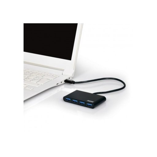PORT DESIGNS-Port Connect HUB Type-C to 4xUSB 3.0 - szürke