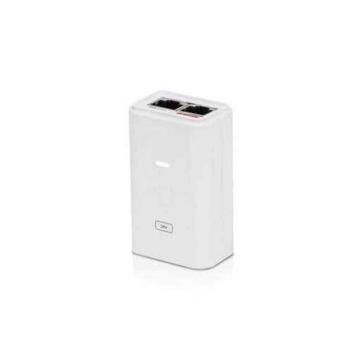 UBiQUiTi POE Adapter 2x1000Mbps, 24VDC @ 0.3A - POE-24-7W-G-WH