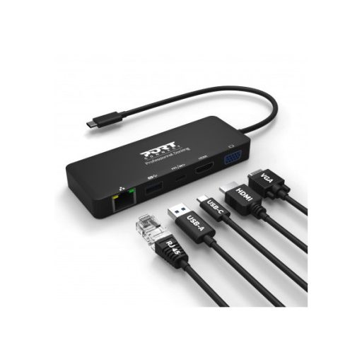 PORT DESIGNS Port Connect - Dokkoló állomás, TYPE C TRAVEL 1 X 4K PD 85W