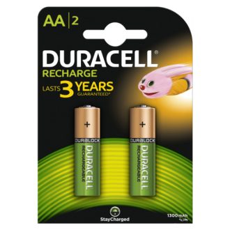 DURACELL 2db AA 1300 ujratoltheto elem