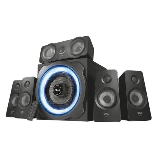 TRUST 5.1 térhatású hangszórórendszer 21738 (GXT 658 Tytan 5.1 Surround Speaker System)