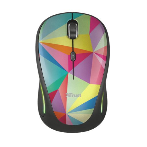 TRUST Vezeték nélküli egér 22337 (Yvi FX Wireless Mouse - geometrics)