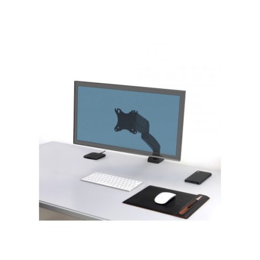 PORT DESIGNS-Port Connect Asztali monitor állvány - 75x75/100x100, 32"-ig, max 8 kg, forgatható, dönthető