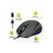 PORT DESIGNS Egér veztékes, silent, optikai, USB-C/USB, 1200/1600/2400 dpi, 1,6 m, fekete