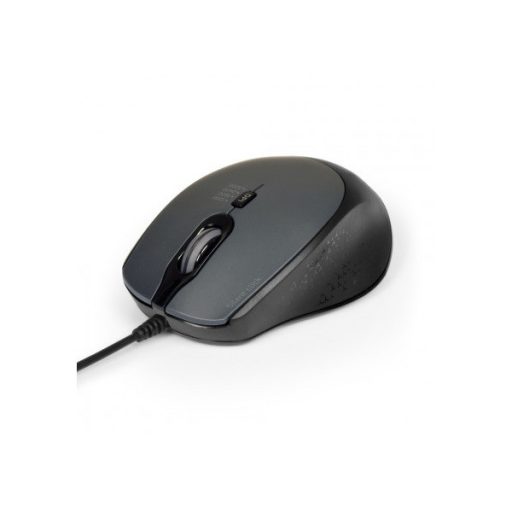 PORT DESIGNS Egér veztékes, silent, optikai, USB-C/USB, 1200/1600/2400 dpi, 1,6 m, fekete
