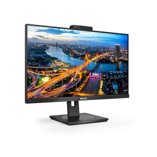 PHILIPS IPS monitor 23.8" 242B1H, 1920x1080, 16:9, 250cd/m2, 4ms, VGA/DVI-D/DP/HDMI/4xUSB, hangszóró&webkamera