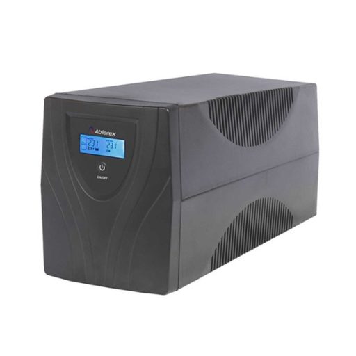 ABLEREX UPS, GLAMOR S GR2000S, 3xIEC + 2xSchuko, 2000VA (1400 W) LINE-INTERACTIVE szünetmentes, torony, LCD