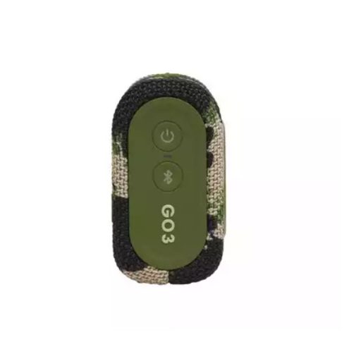 JBL GO 3 JBLGO3SQUAD, Portable Waterproof Speaker - bluetooth hangszóró, vízhatlan, terepminta