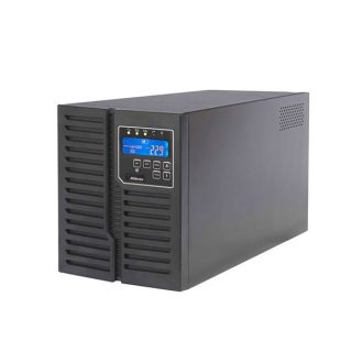   ABLEREX UPS, ARES PLUS, AR2000, 4xIEC + 2xSchuko,2000VA (1800 W) Online kettős konv. szünetmentes tápegység, torony, LCD