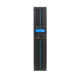   ABLEREX UPS, ARES RT+, 3xIEC, 1000VA (900 W) Online kettős konv. szünetmentes tápegység, LCD, 2U, rack/tower