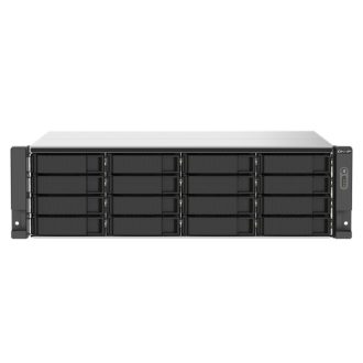   QNAP NAS 16 fiókos TS-1673AU-RP-16G AMD Ryzen 4x2,2GHz, 1x16GB RAM, 2x2,5G/1G/100M