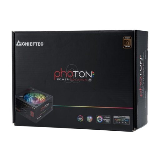 CHIEFTEC Tápegység Photon 650W 80+ Bronze moduláris RGB BOX