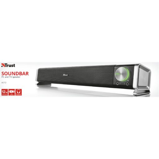 TRUST Hangszórópanel asztali számítógéphez és TV-hez 21046 (Asto Soundbar for PC & TV)