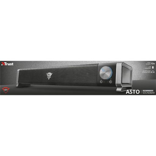 TRUST Hangszórópanel asztali számítógéphez és televízióhoz 22209 (GXT 618 Asto Sound Bar PC Speaker)