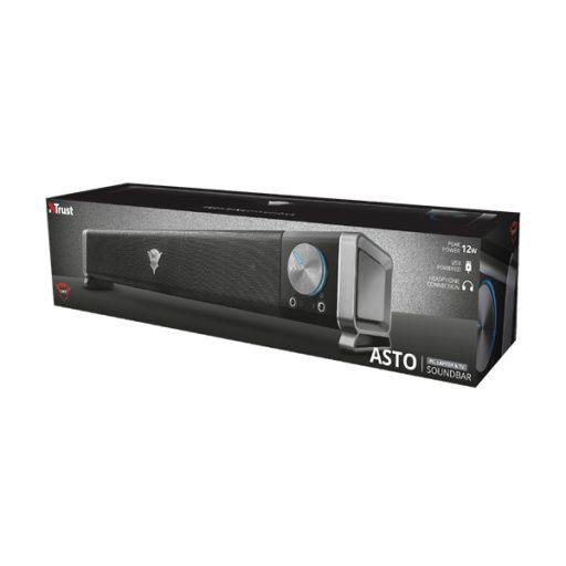 TRUST Hangszórópanel asztali számítógéphez és televízióhoz 22209 (GXT 618 Asto Sound Bar PC Speaker)