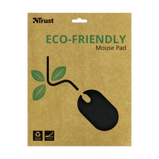 TRUST Környezetbarát egéralátét 21051 (Eco-friendly Mouse Pad - black)