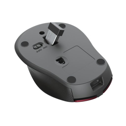 TRUST Vezeték nélküli tölthető egér 24019 (Zaya Rechargeable Wireless Mouse - red)