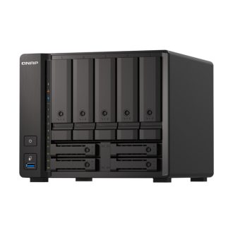  QNAP NAS 9 fiókos TS-h973AX-8G XEON 4x2,2GHz, 1x8GB RAM, 2x2.5G/1G/100M, 1x10GBASE-T (10G/5G/2.5G/1G/100M)