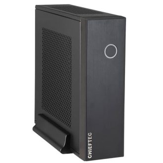   CHIEFTEC Ház Compact, mini-ITX, Tápegység nélkül, Fekete