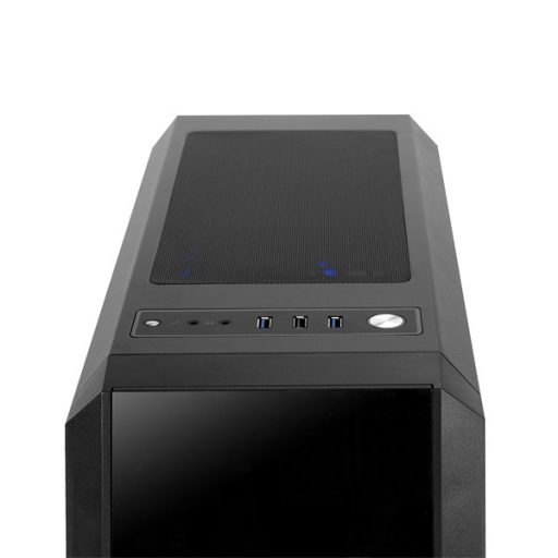 CHIEFTEC Ház Gaming Scorpion 3 ATX, 4x120mm RGB ventilátor, RGB vezérlő, Tápegység nélkül, Edzett Üveg, Fekete