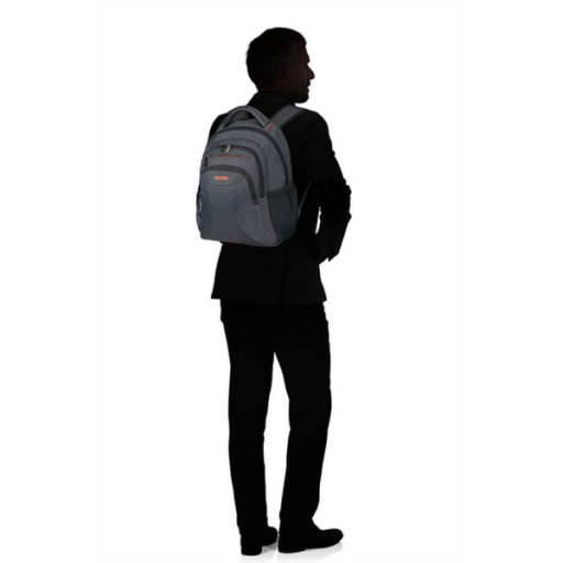 AMERICAN TOURISTER 88528-1419, Laptop hátizsák 14.1" (Szürke/Narancssárga) -AT WORK