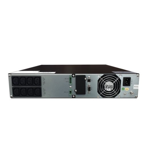 AEG szünetmentes tápegység, PROTECT D 1500, 1500VA (1350W), 8 x IEC 320 C13, online kettős konverziós UPS, rack/tower