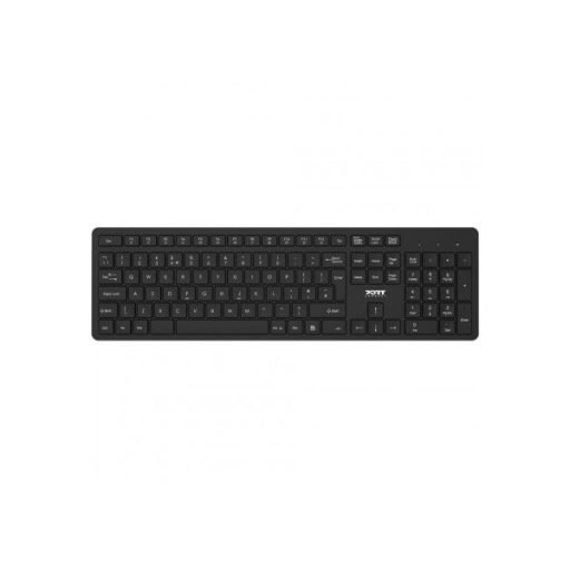 PORT DESIGNS- Port Connect Vezeték nélküli Billentyűzet&Egér 900904-UK - WIRELESS DESKTOP PACK: MOUSE & KEYBOARD UK