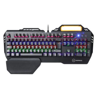   MARWUS GK110 vezetékes, mechanikus gamer HU billentyűzet LED világítással (blue switch)