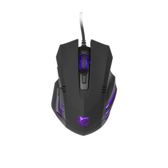 WHITE SHARK HANNIBAL-2 fekete gamer egér