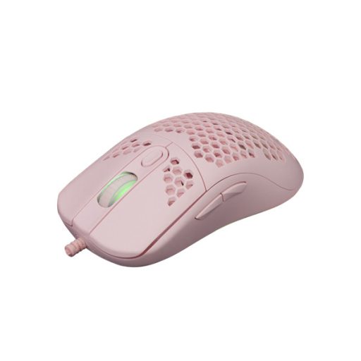 WHITE SHARK GM-5007P GALAHAD gamer egér, pink, 6400 dpi